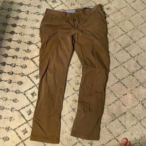Daniel Cremieux comfort stretch brown chinos 34x32